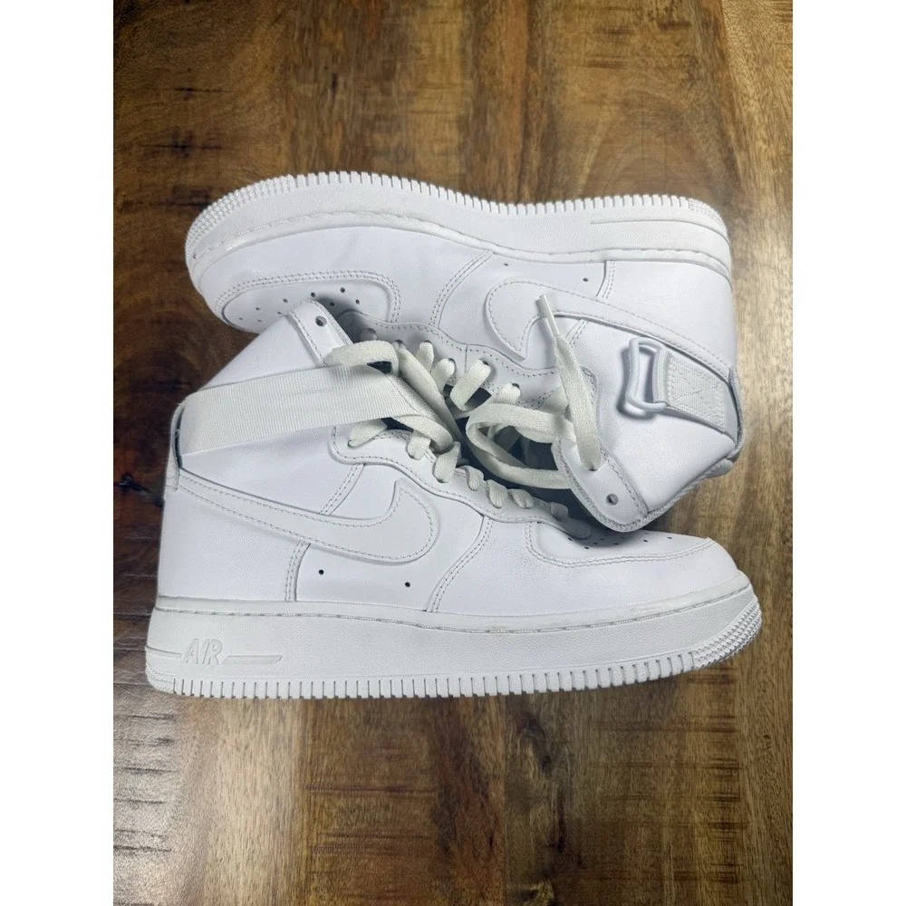Nike Air Force 1 High '07 Triple White DD9624-100 Women's Size 8.5 Shoes